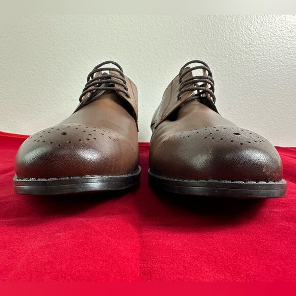 EUC Robert Wayne Vesper Derby Leather Oxford Dress Shoes, Sz 12 main image 4